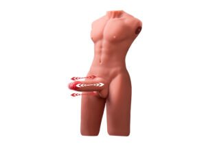 Muñeco Sexual Masculino Vibrador + Empuje